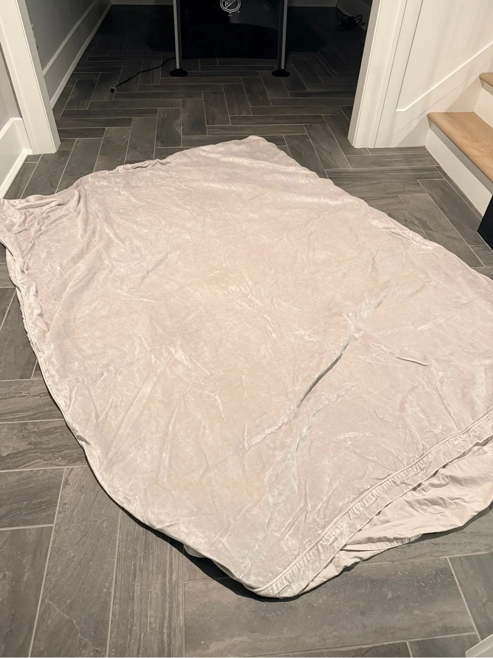 RESTORATION HARDWARE BABY & CHILD LUSTER VELVET DUVET COVER